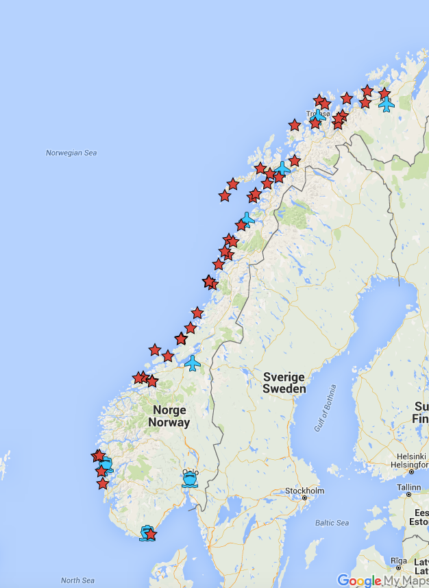 Onze bestemmingen Noorwegen Specialist in visreizen